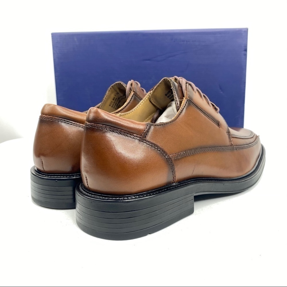 DOCKERS Perspective Tan Leather Lace Up Shoes - Picture 5 of 13